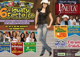 Divulgada a programação de Shows para o VI Iguatu Festeiro