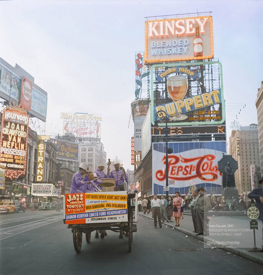 Times Square, em 1947