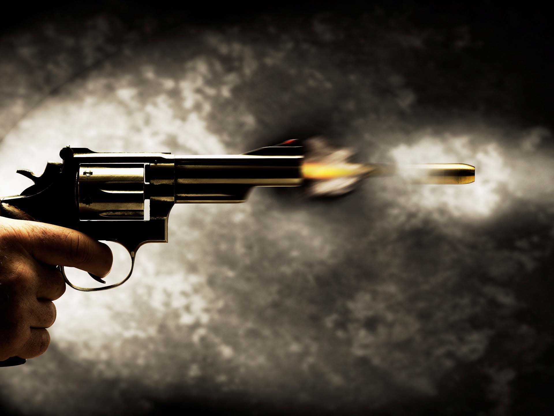 Speeding Bullet Shot from Revolver bxp137715h