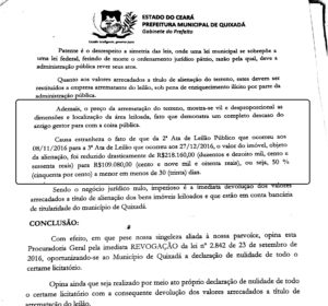 Quixadá - Política